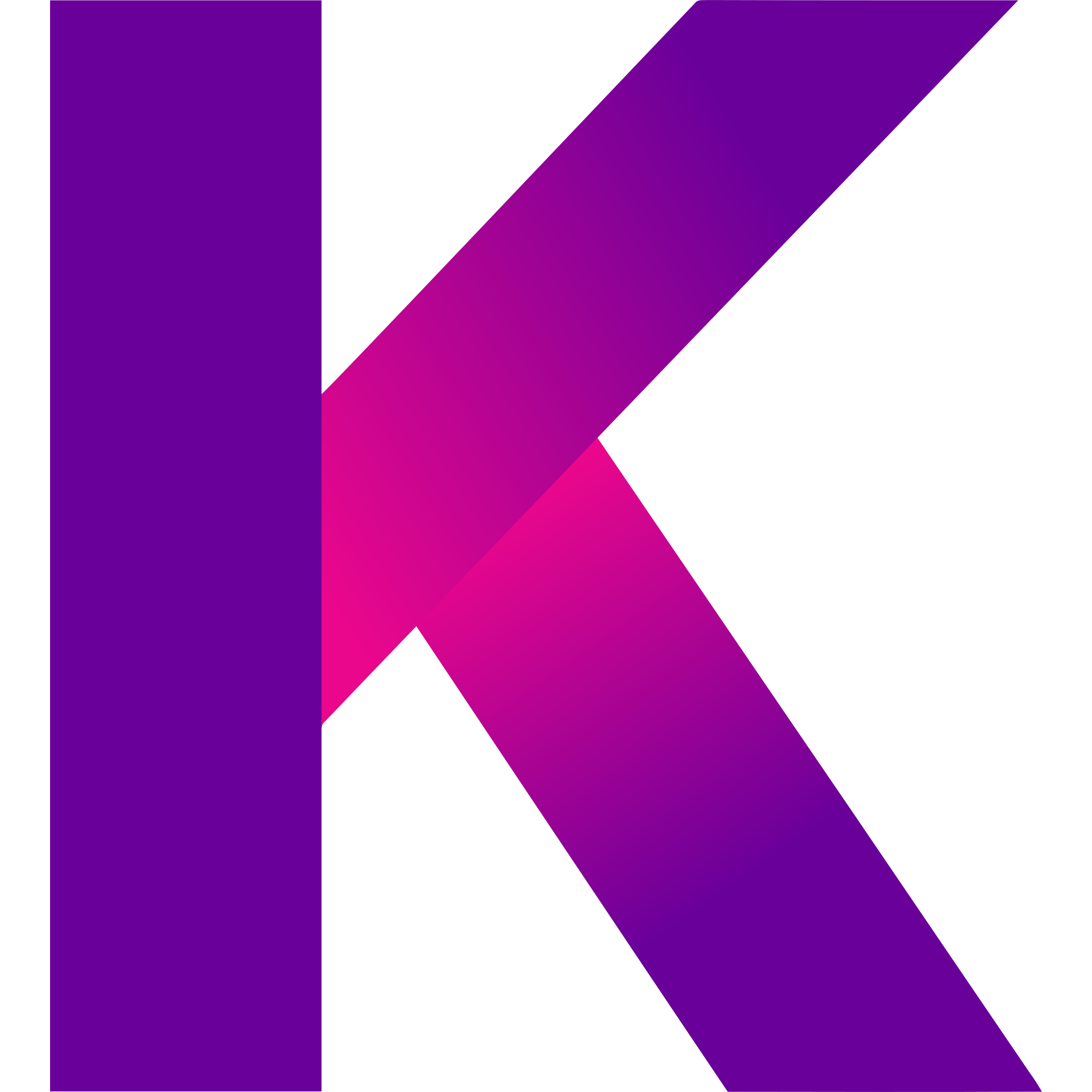 kadena logo purple and magenta capital K